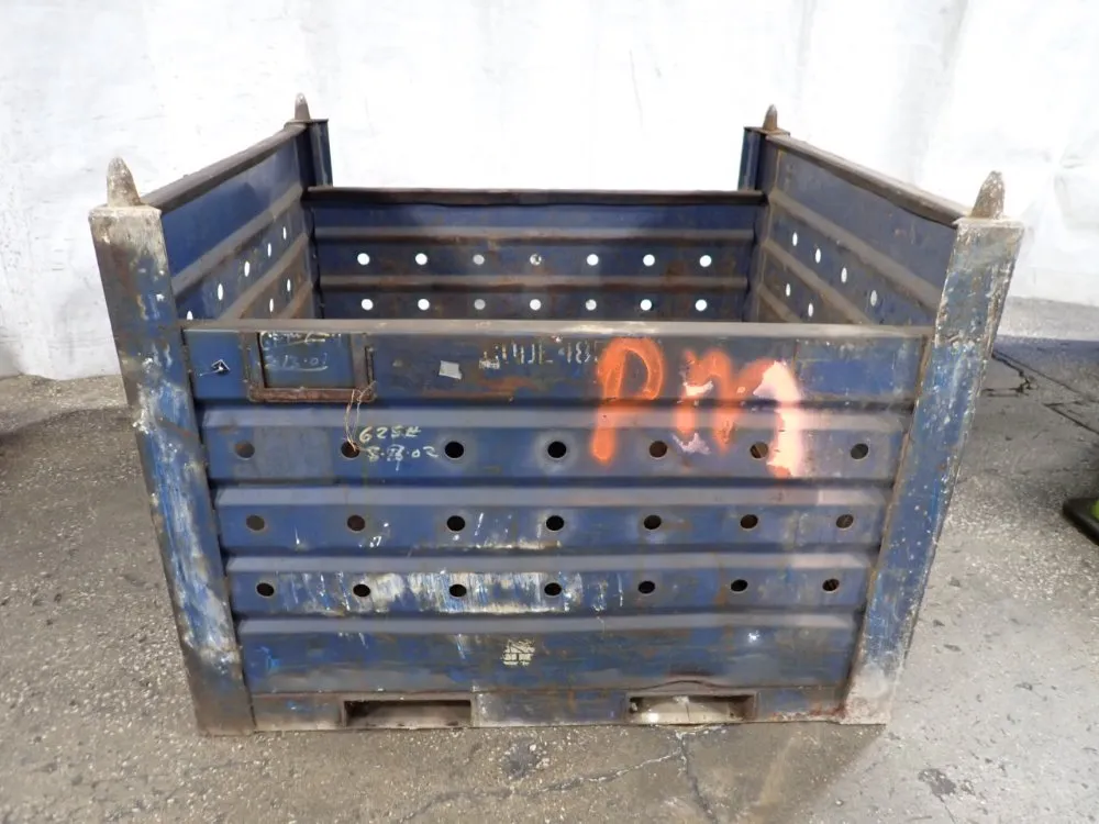 46 1/2' X 52" X 35" Stackable Metal Bin