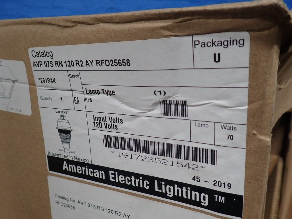 American Electric Lighting Exterior Light Fixtures - Avp07srn120r2ayrfd25658