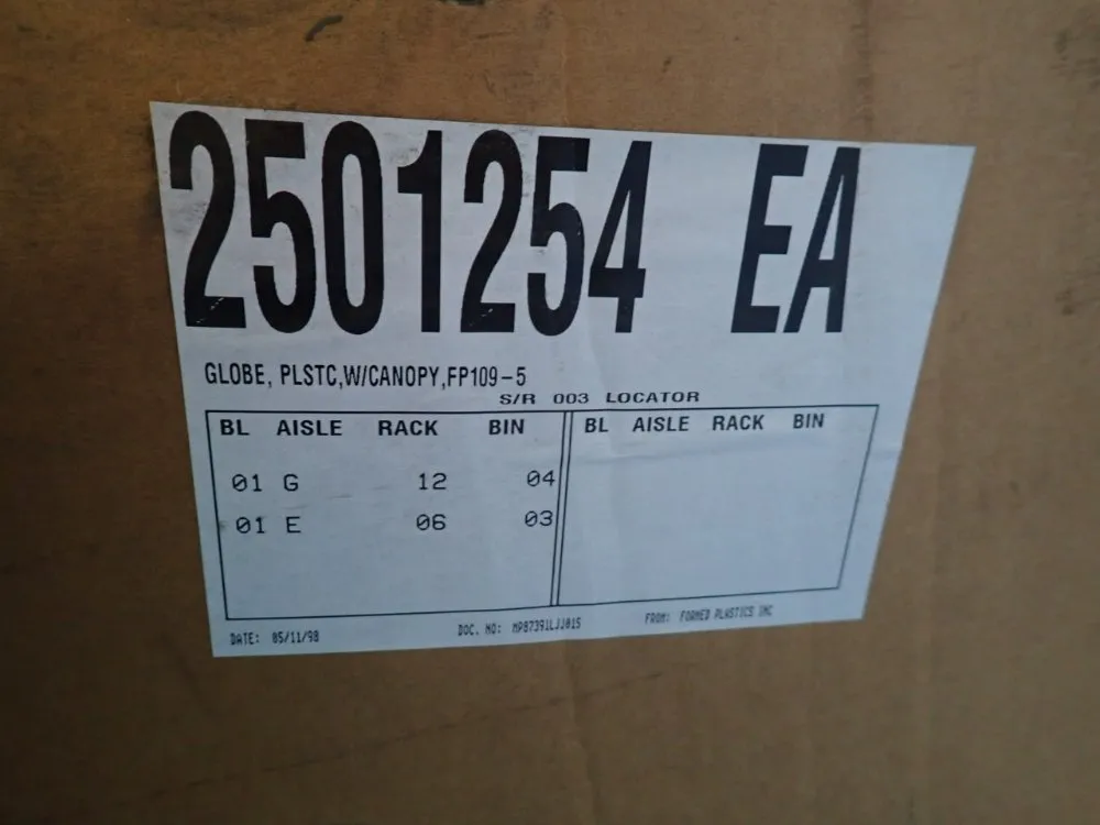 Formed Plastic Inc. Plastic Globe