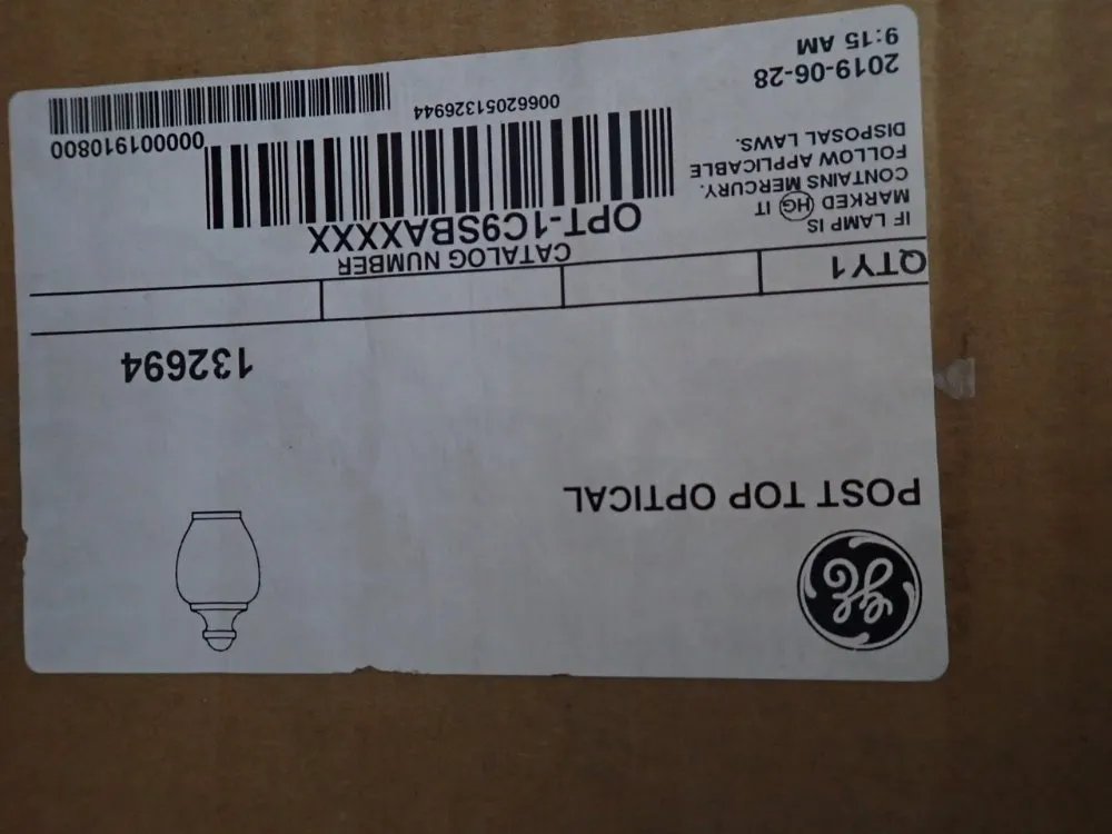 General Electric Exterior Light Fixture