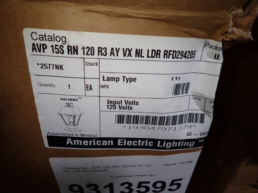 American Electric Lighting Led Post-top Lanterns - Avp 15s Rn 120 R3 Ay Vx Nl Ldr Rfd294205