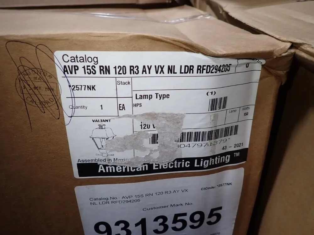 American Electric Lighting Led Post-top Lanterns - Avp 15s Rn 120 R3 Ay Vx Nl Ldr Rfd294205