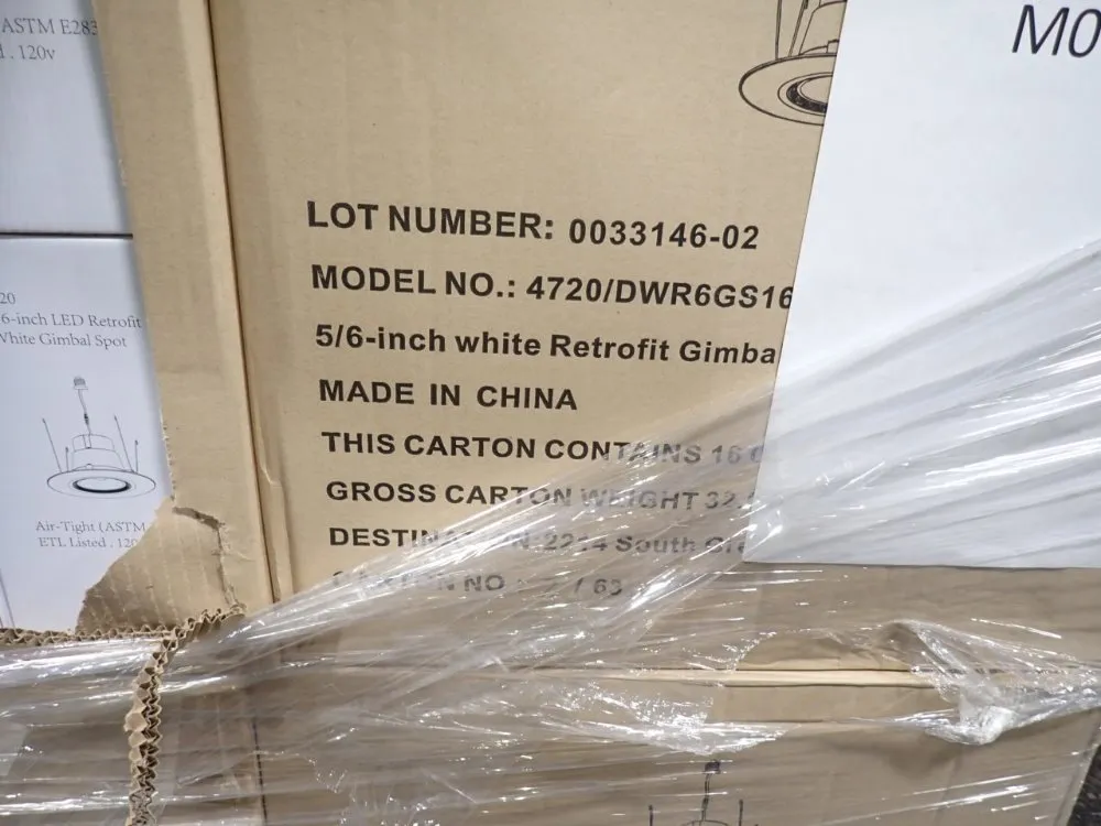 Electrix 5/6" Retrofit Recessed Lighting Kits - 4720/dwr6gs16