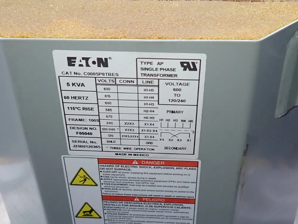 Eaton 5 Kva Transformer - C0005p8tbes