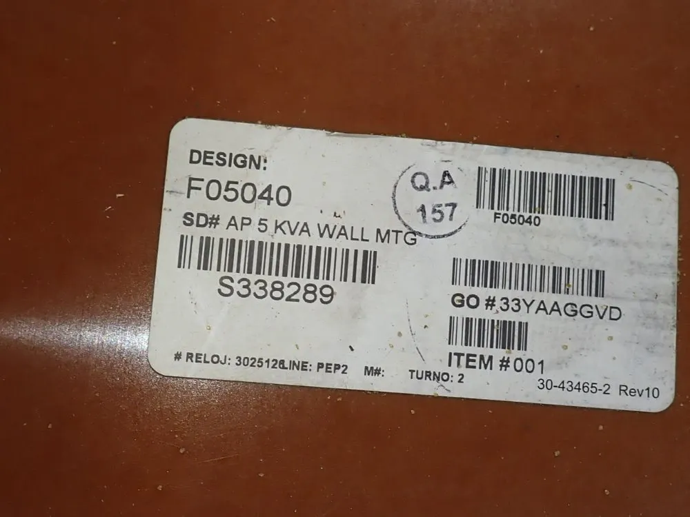 Eaton 5 Kva Transformer - C0005p8tbes