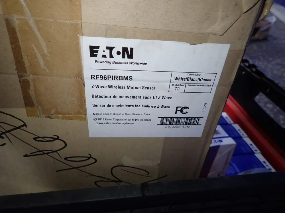 Eaton Z-wave Wireless Motion Sensors - Rf96pirbms