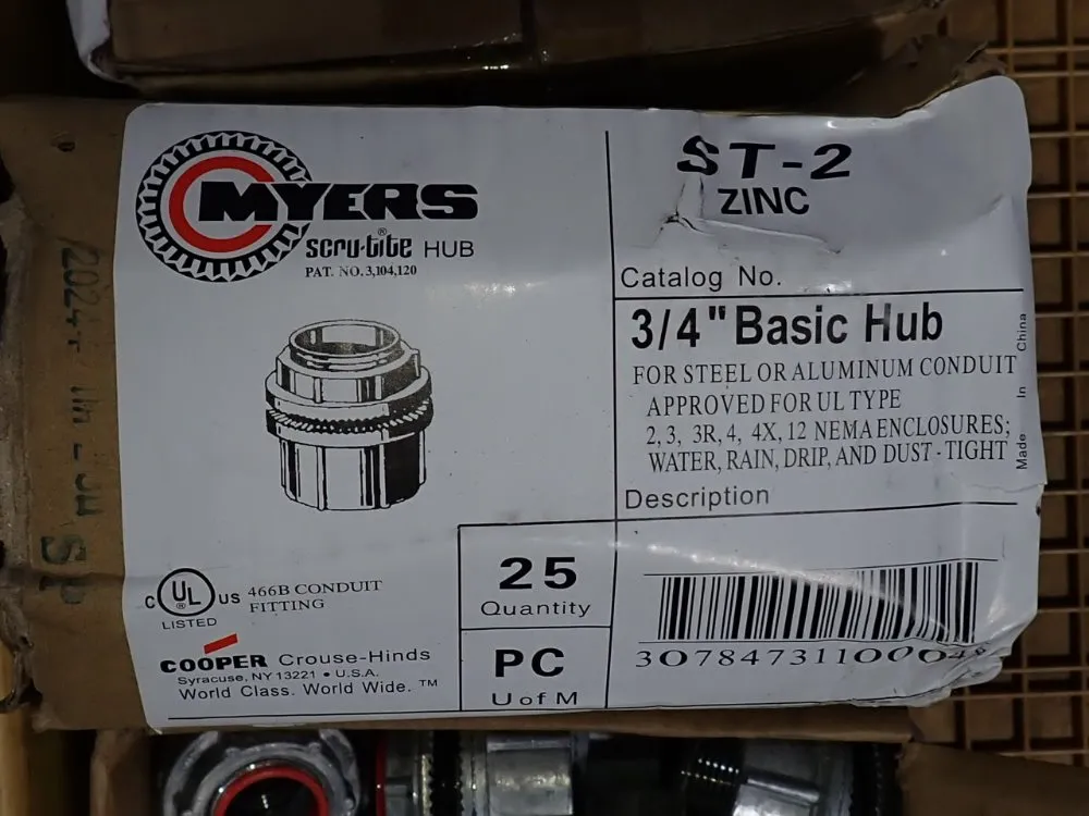 Myers 3/4" Basic Hubs - St-2