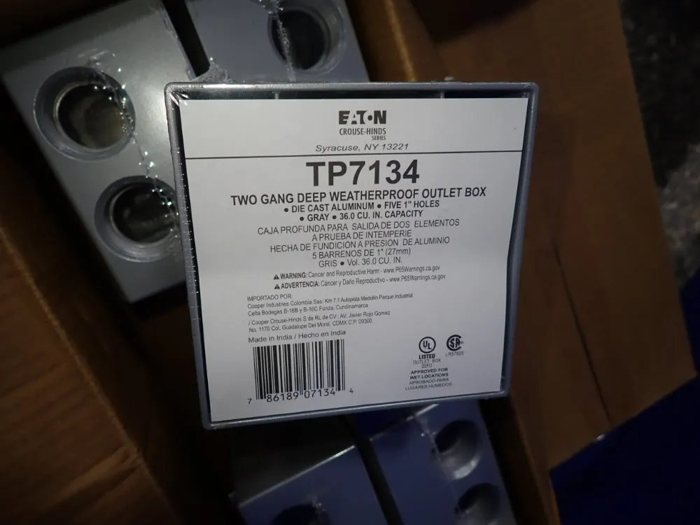 Eaton Outlet Boxes - Tp7134