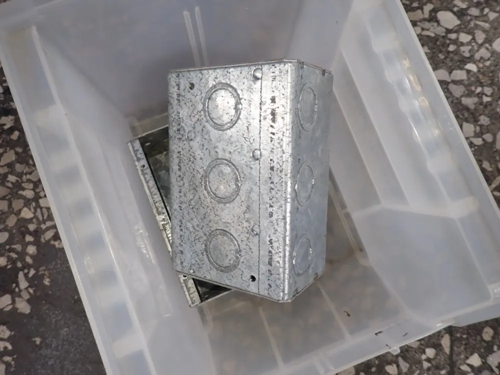 5 1/2" X 3 1/2" X 2 1/2" Outlet Boxes