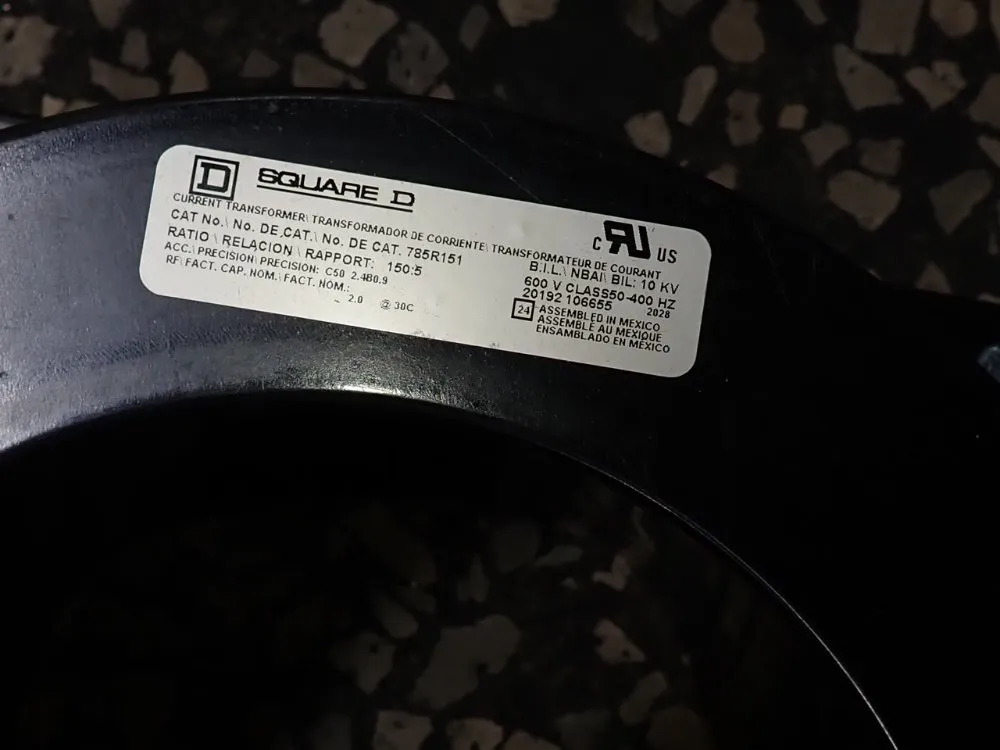 Square D Current Transformer - 785r151