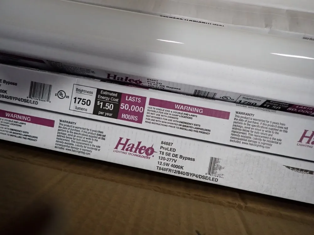 Halco 12.5 Watts Led Tube Lights - T848fr12/840/byp4/dse/led