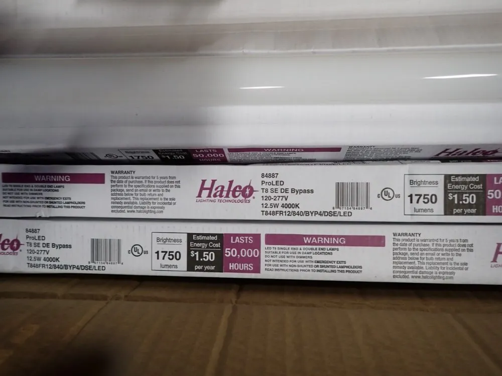 Halco 12.5 Watts Led Tube Lights - T848fr12/840/byp4/dse/led