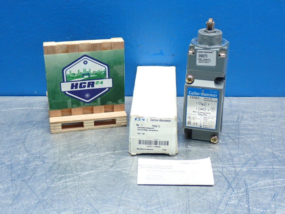 Eaton Heavy-duty Plug-in Limit Switch - E50at3