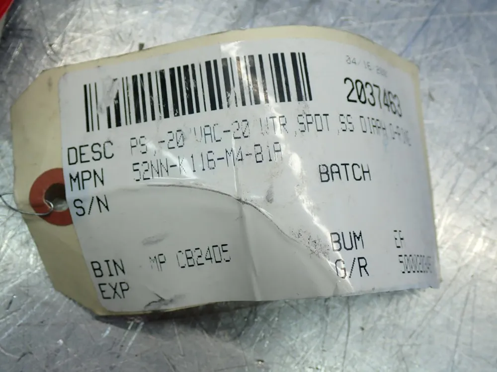 Sor 200psi Pressure Switch - 52nn-k116-m4-b1a