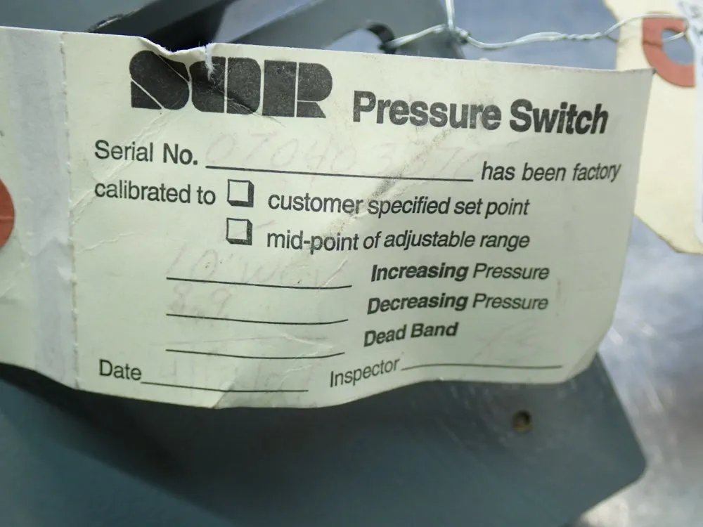 Sor 200psi Pressure Switch - 52nn-k116-m4-b1a