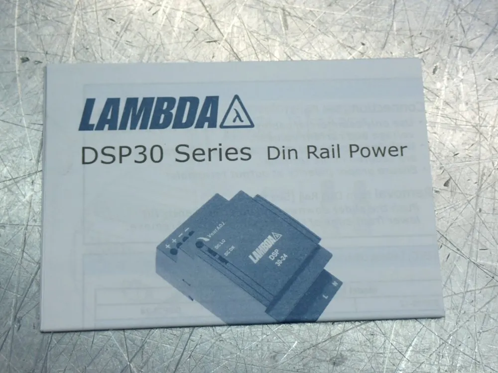 Tdk-lambda Din Rail Power Supply Unit - Dsp30-12