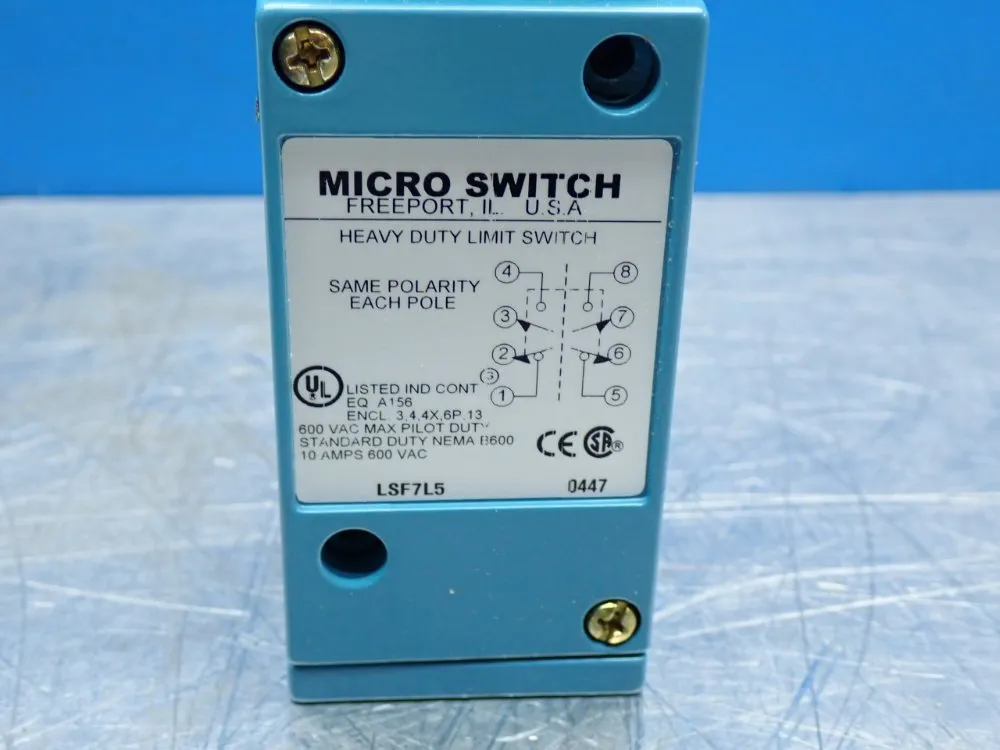 Honeywell Micro Switch Heavy-duty Limit Switch - Lsf7l5