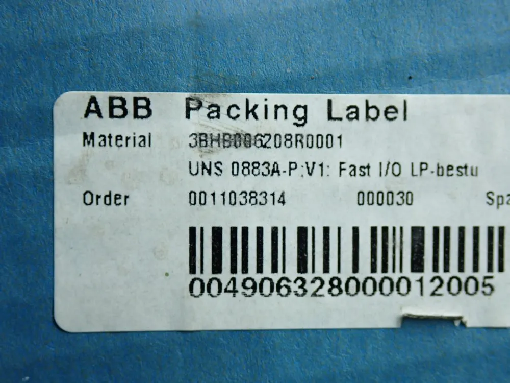 Abb Pcb Fast I/o Board - 3bhb006208r0001