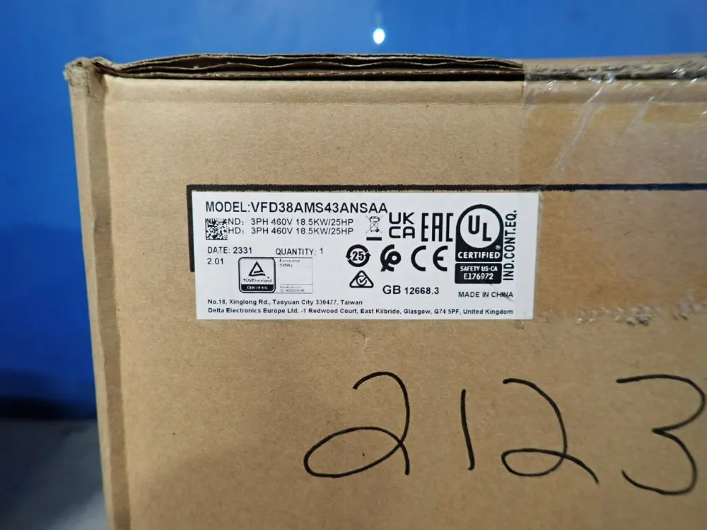 Delta Cnc Driver - Vfd38am543a2saa