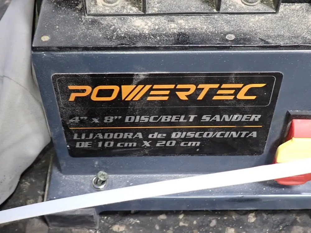 Powertec 4" X 8" Belt & Disc Sander - Bd4800