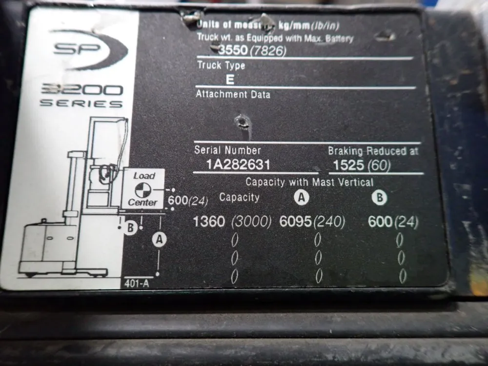 Crown 3000 Lbs Electric Order Picker - Sp3505-30