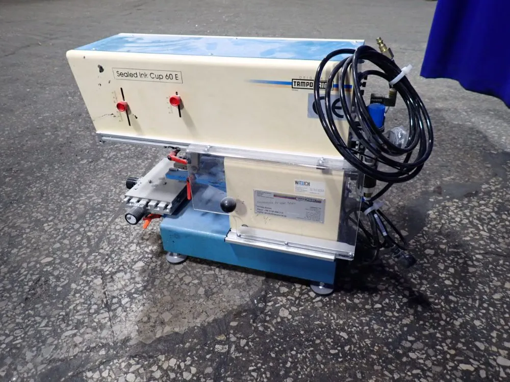 Tampo Print Electro Pneumatic Pad Printing Machine - Sic 60 E