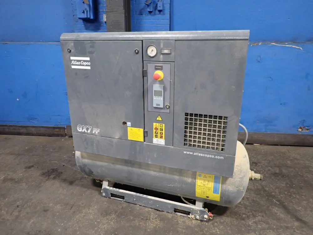 Atlas Copco 7.5 Kw Air Compressor - Gx77ff El