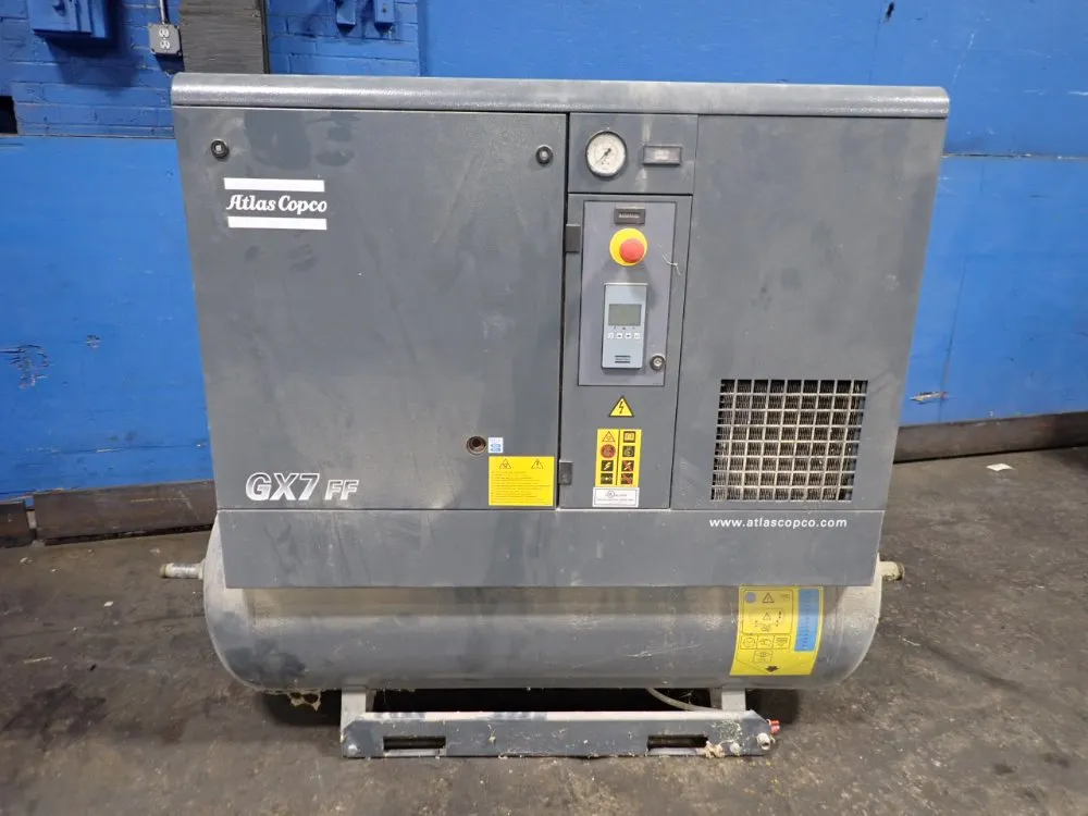 Atlas Copco 7.5 Kw Air Compressor - Gx77ff El