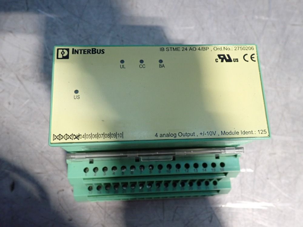 Phoenix Contact Output Module - Ibst24ao4/bp