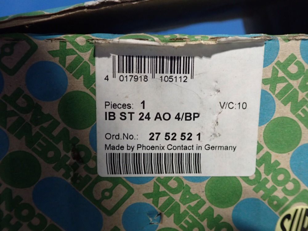 Phoenix Contact Output Module - Ibst24ao4/bp