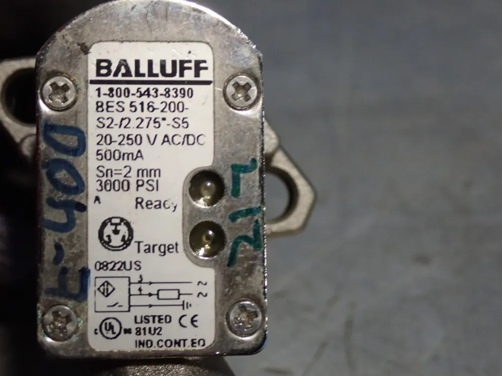 Balluff Lot Of 6 High Pressure Sensor - Bhs000u