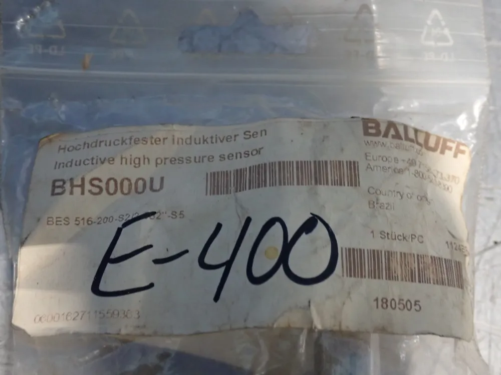 Balluff Lot Of 6 High Pressure Sensor - Bhs000u