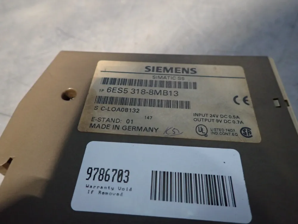 Siemens Lot Of 2 Interface Module - 6es5318-8mb13