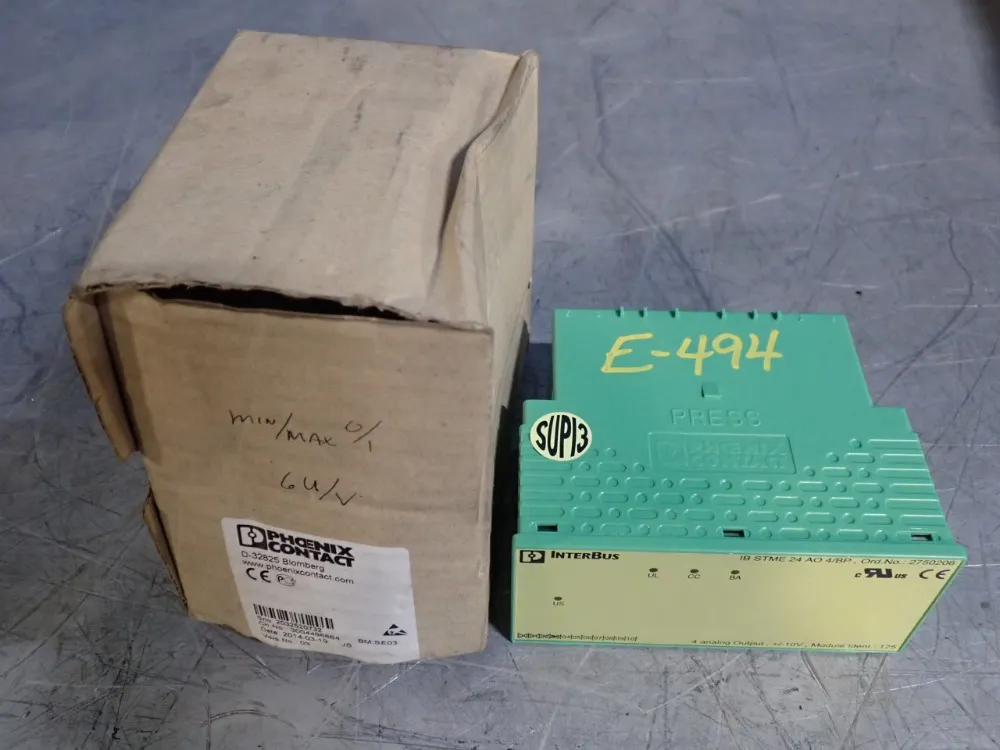 Phoenix Contact Output Module - Ibstme24ao4/bp