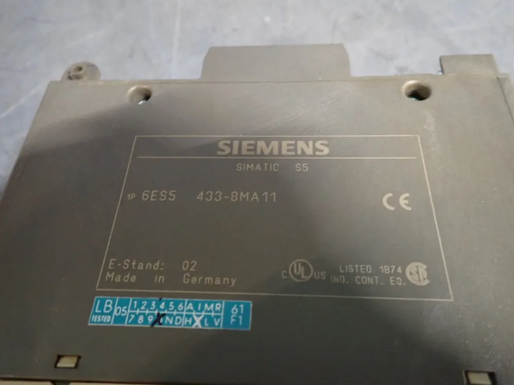 Siemens Lot Of 4 Input Module - 6es5433-8ma11