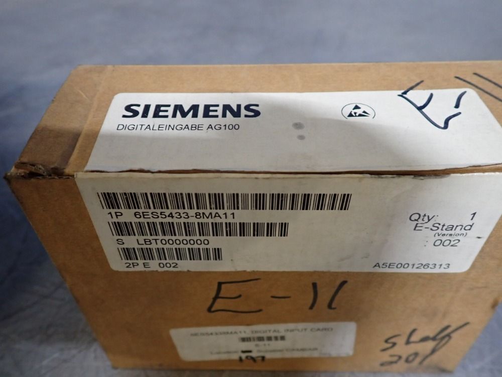 Siemens Lot Of 4 Input Module - 6es5433-8ma11