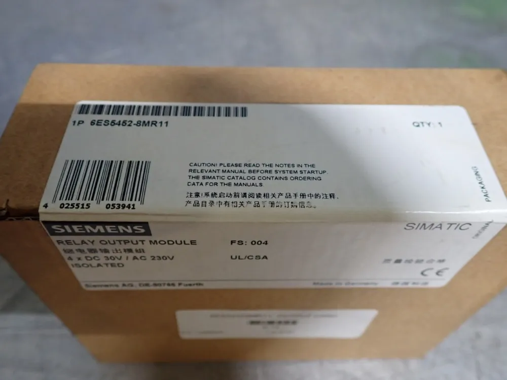Siemens Relay Output Module - 6es5452-8mr11