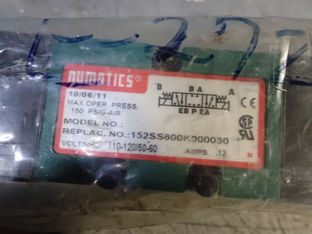 Numatics Solenoid Valve - 152ss600k000030