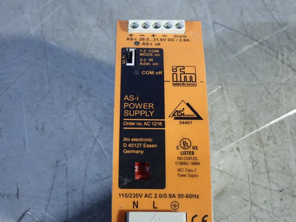 Ifm Power Supply - Ac1216