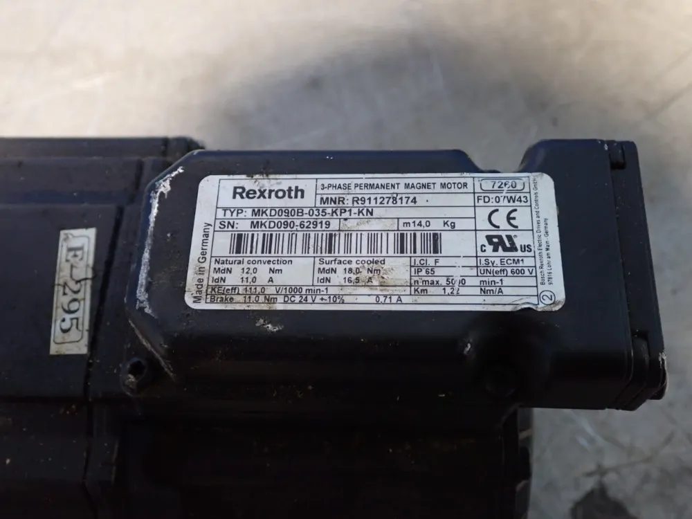 Rexroth Permanent Magnet Motor - R911278174