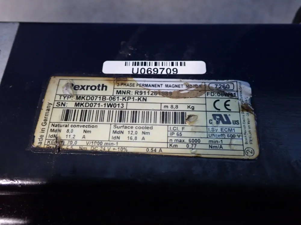 Rexroth Permanent Magnet Motor - R911261989