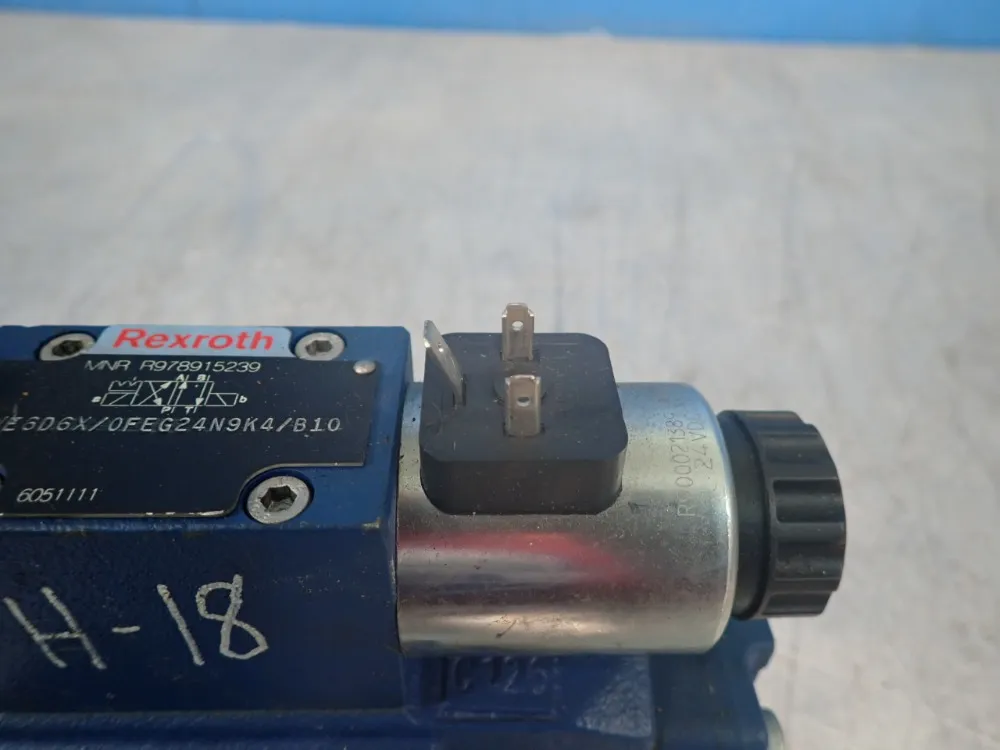 Rexroth Directional Spool Valve - 4weh16hd7x/of6eg24n9etk4/b10