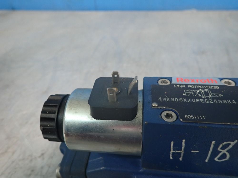 Rexroth Directional Spool Valve - 4weh16hd7x/of6eg24n9etk4/b10