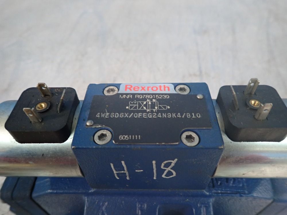 Rexroth Directional Spool Valve - 4weh16hd7x/of6eg24n9etk4/b10