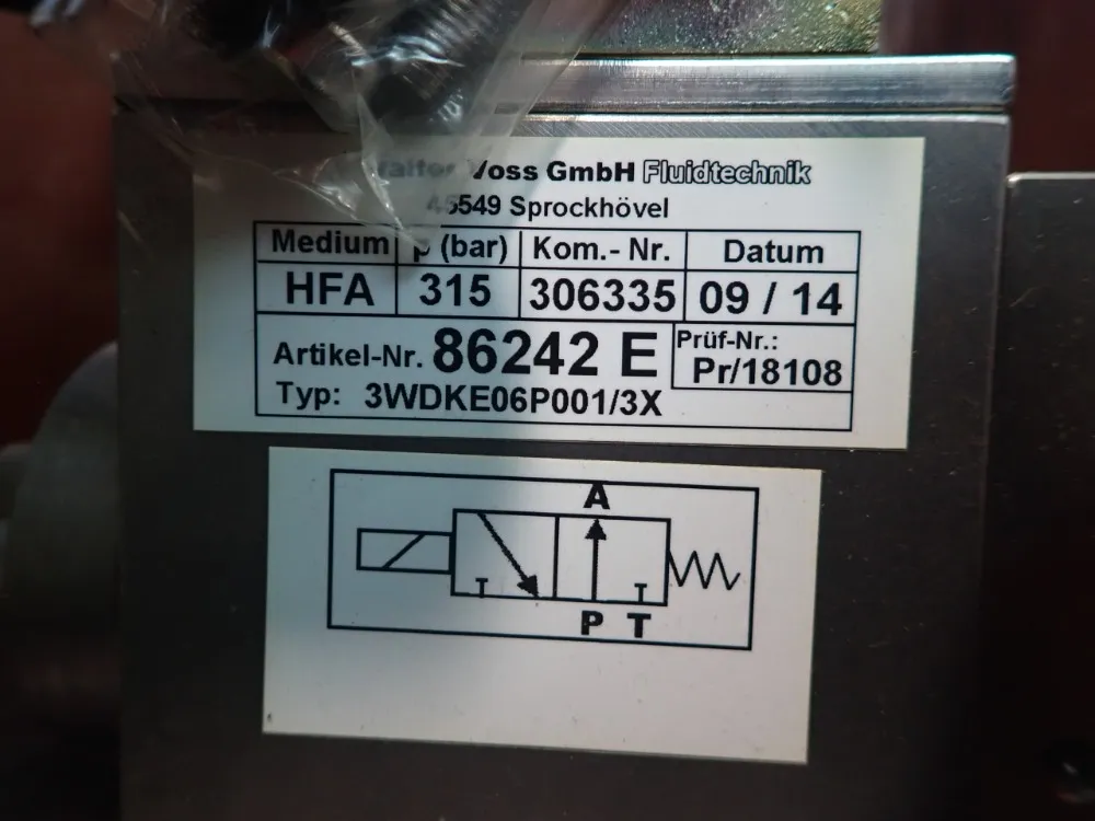 Walter Voss Pressure Switch