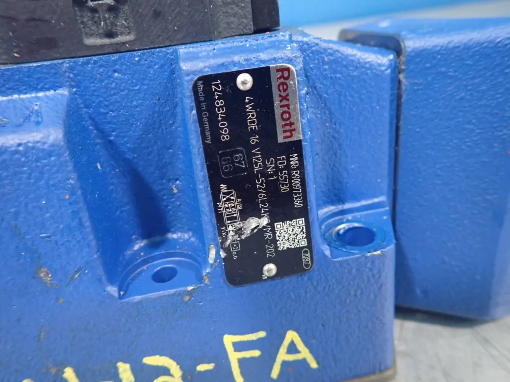 Rexroth Directional Control Valve - 4wrde 16 V125l-52/6l24k/mr-202