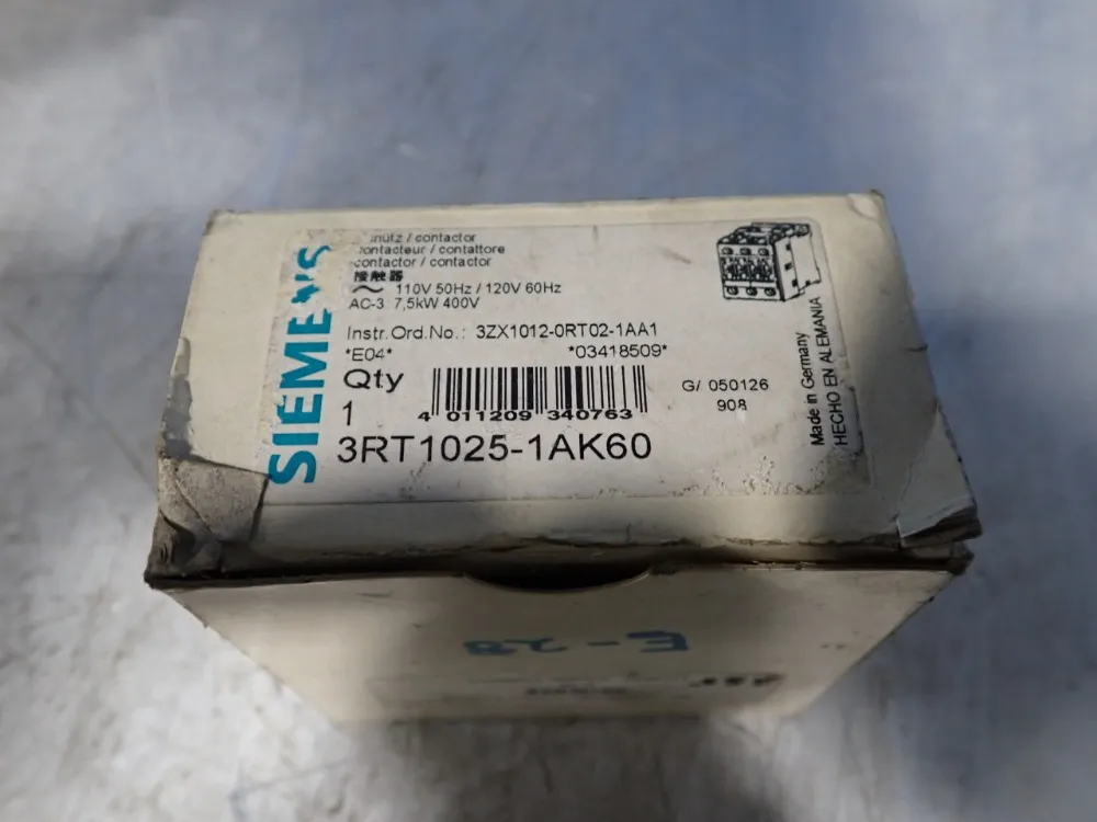 Siemens Contactor - 3rt1025-1ak60