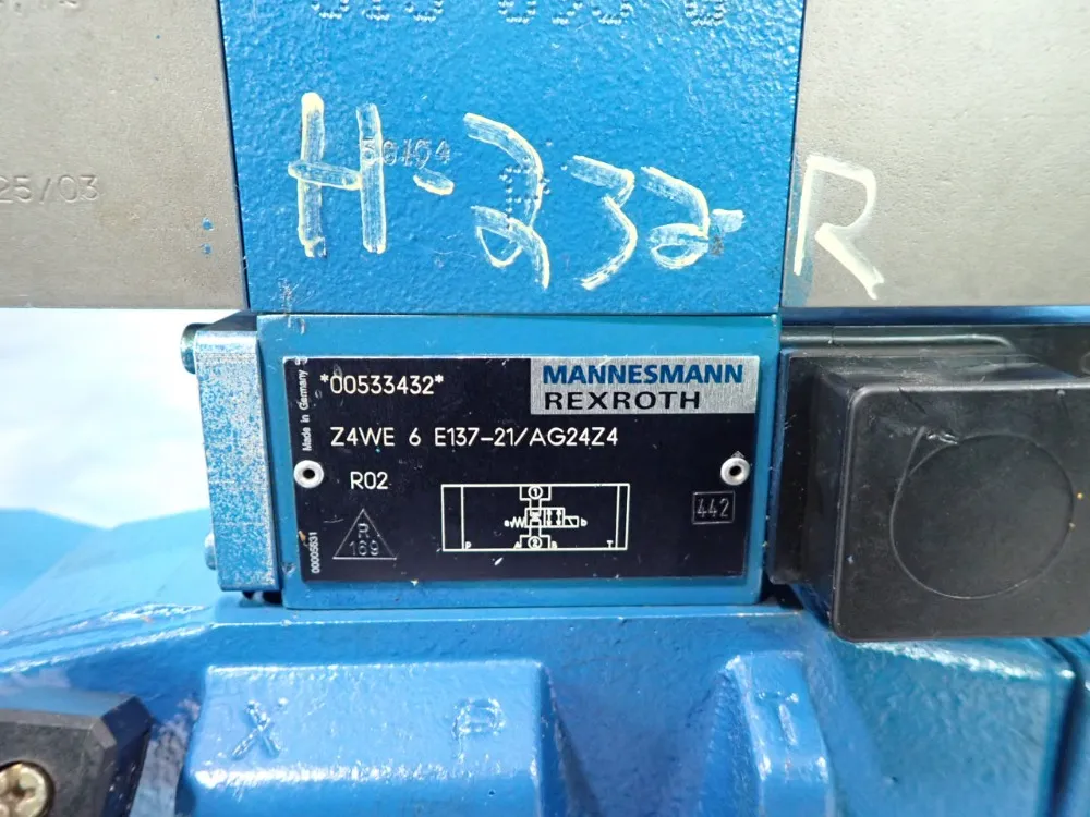 Rexroth Directional Valve - 4wrte16v125r-32/6bg24ez31/wb151m