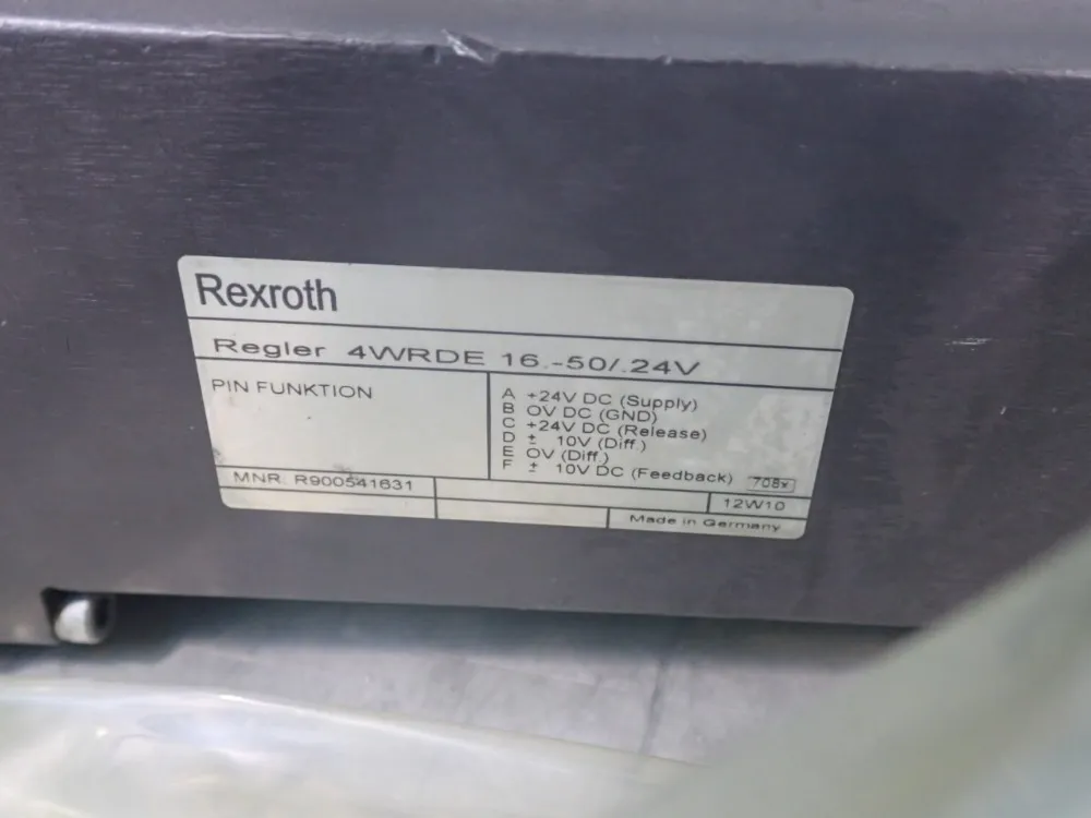 Rexroth Directional Control Valve - 4wrde16v125l-52/6l24k9/mr-202