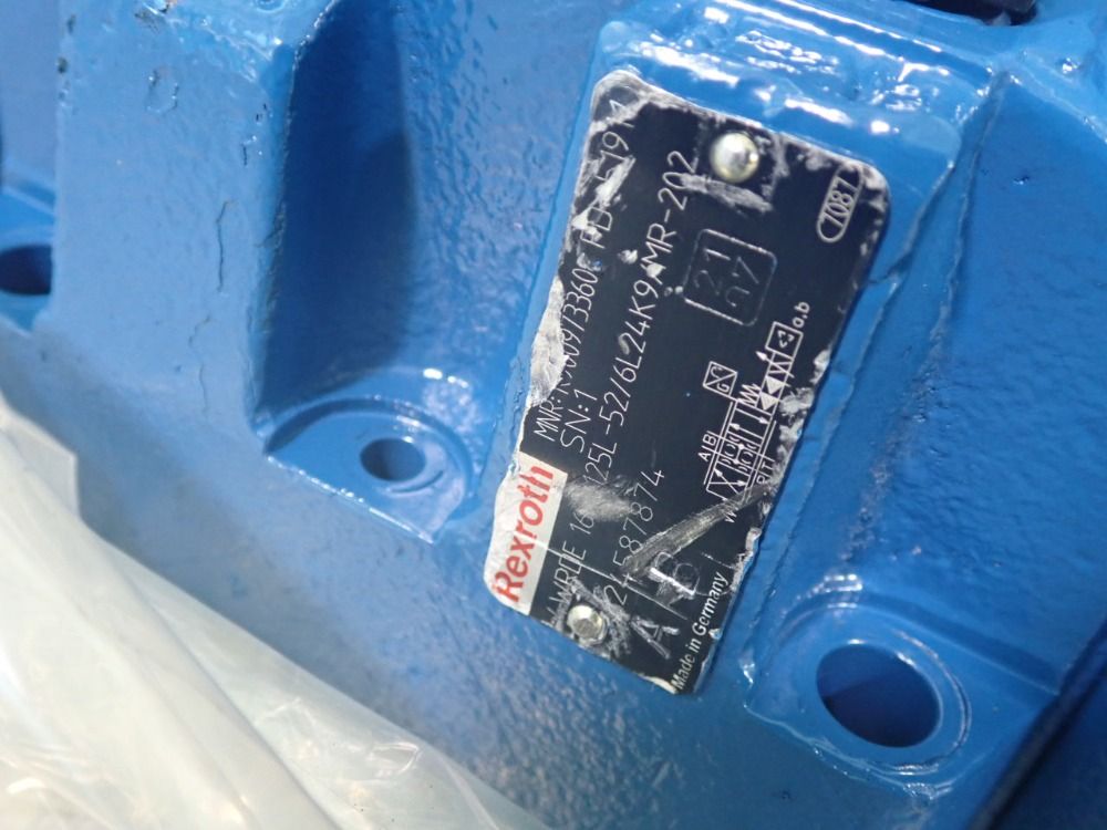 Rexroth Directional Control Valve - 4wrde16v125l-52/6l24k9/mr-202
